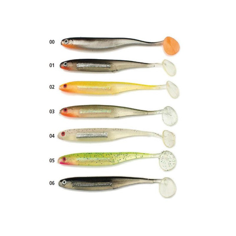 Ψαράκια σιλικόνης Trendex slim shiner 8cm